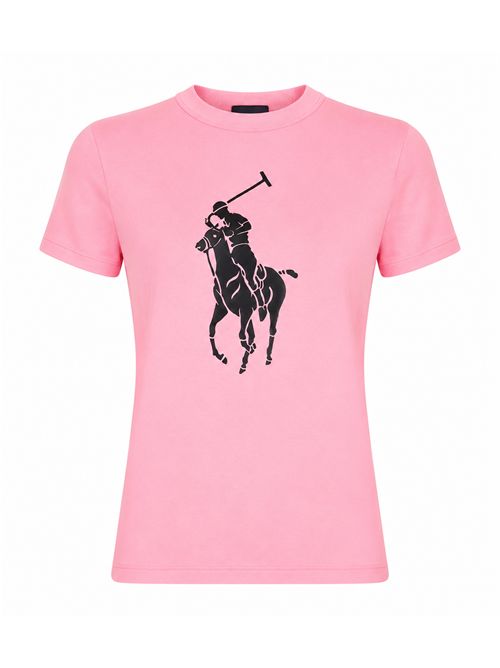 T-shirt in cotone con stampa Polo Pony POLO RALPH LAUREN | 211941744002